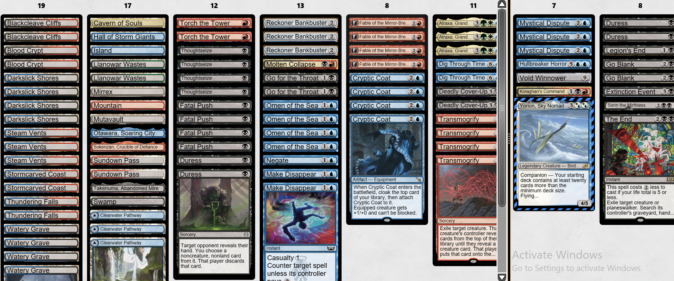 Yorion Grixis Transmog, by me