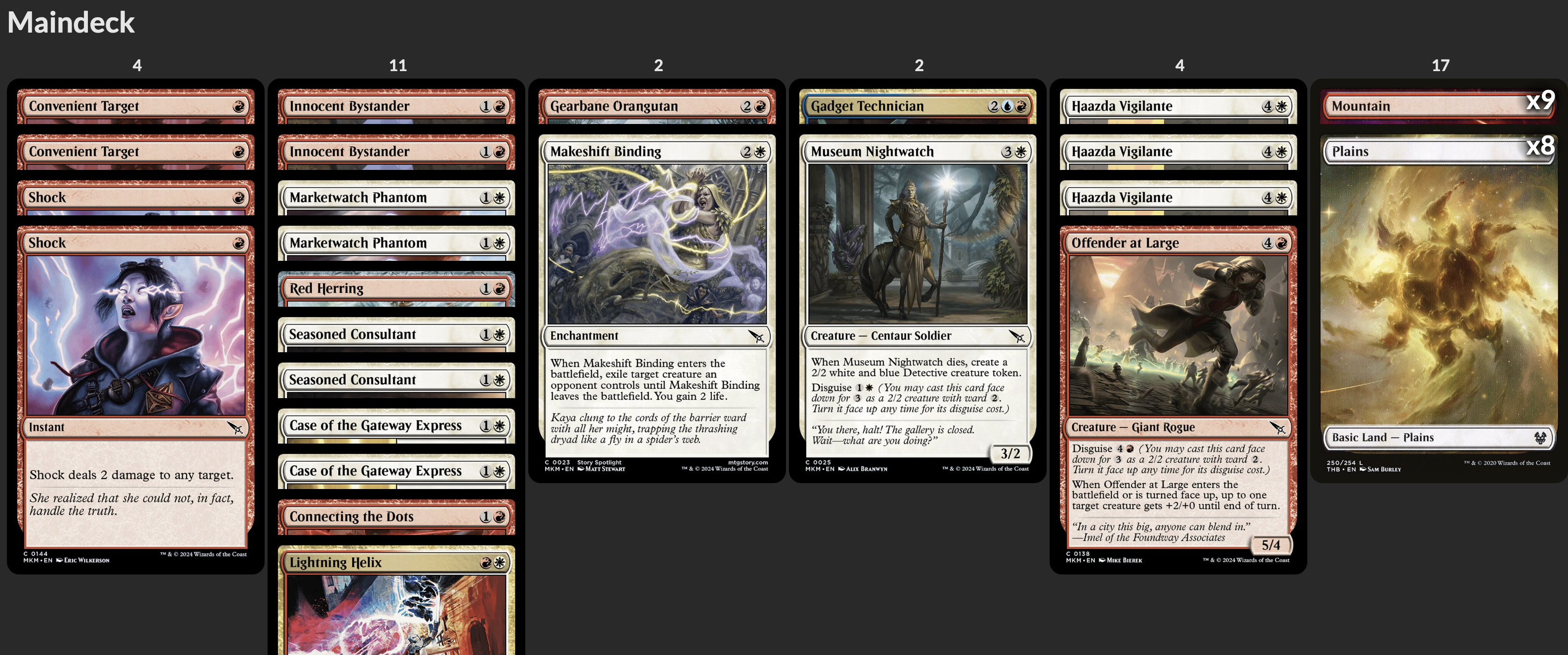 not the most coherent deck