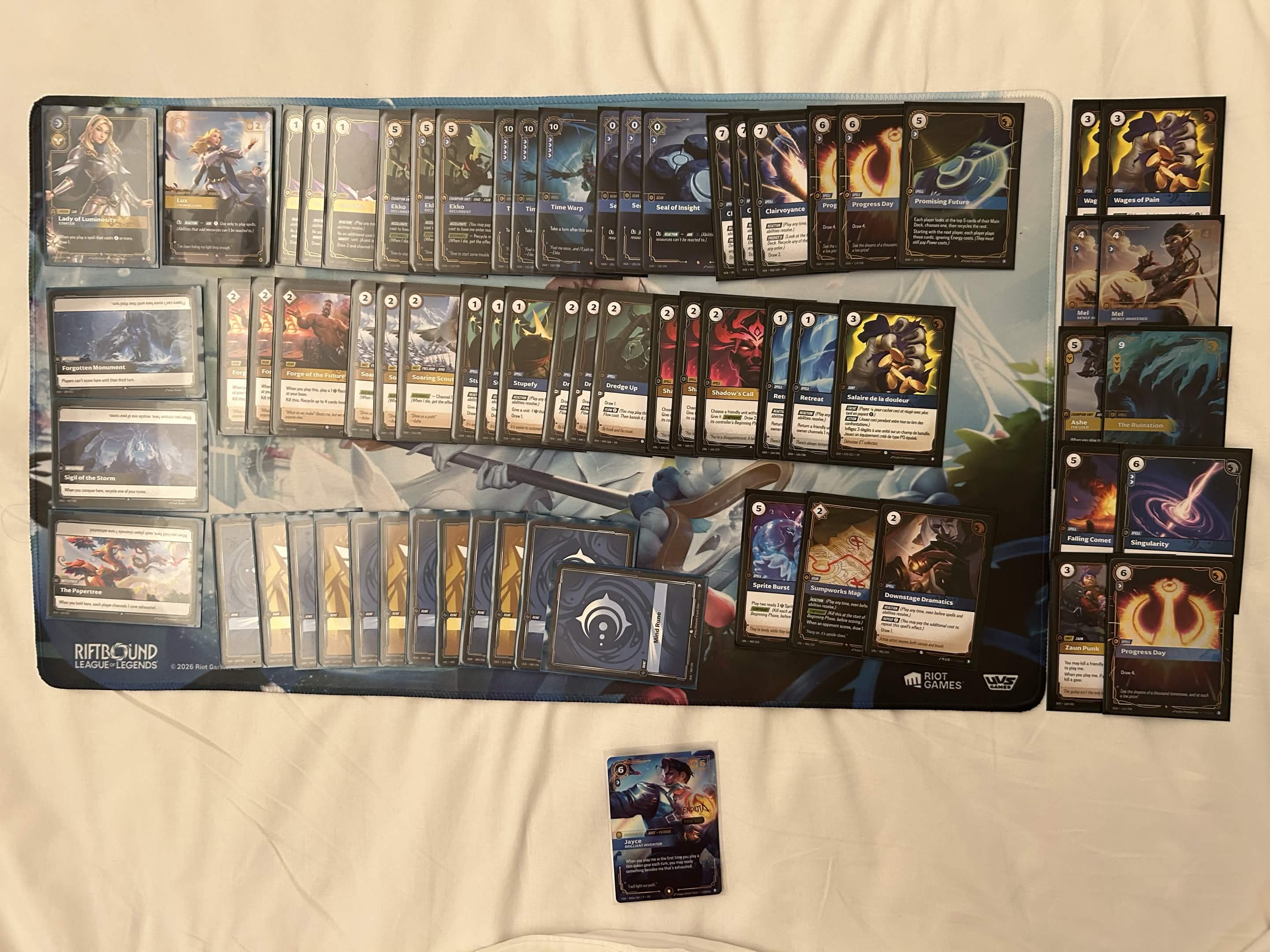 My RQ Barcelona 10-2-1 Lux list