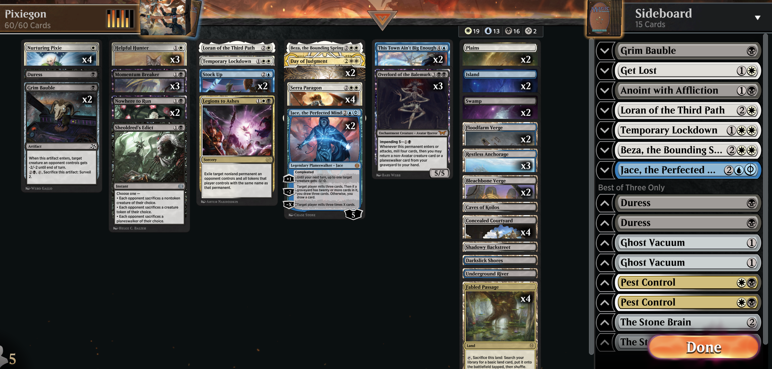 my current serragon list