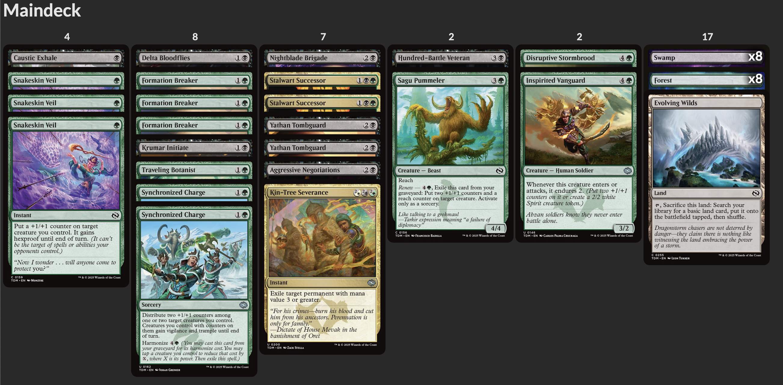 one of my strongest decks, a streamlined Synchronized Charge aggro deck